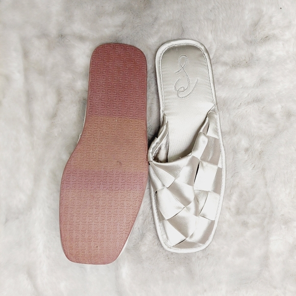 NEW Sam Edelman Bundle Of Three Rhys Pink Silver Slip On Round Toe Mules S145 - Picture 7 of 9